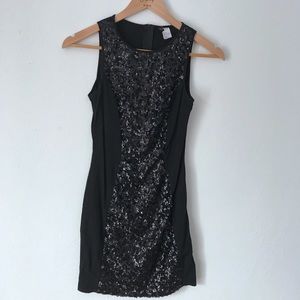 Sequin Bodycon Sleeveless Mini Dress